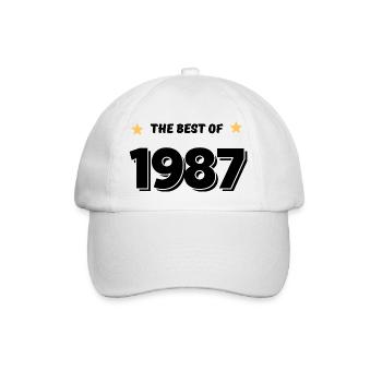Best of 1987 - Baseball Cap - white/white - Front