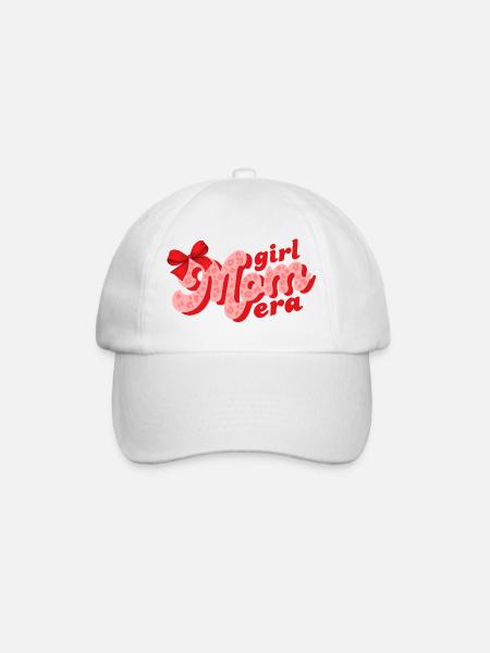 Mädchen Mama Ära - Baseballkappe - Weiß/Weiß