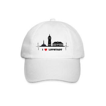 Skyline Lippstadt - Baseballkappe - Weiß/Weiß - Vorne
