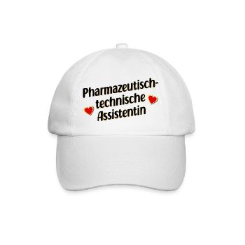 Pharmazie Apotheke Auszubildende - Baseballkappe - Weiß/Weiß - Vorne