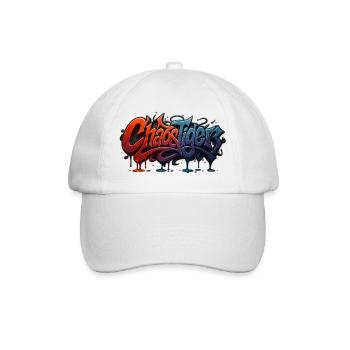 Chaos Tiger - Wildstyle Graffiti Design - Casquette classique - blanc/blanc - Devant