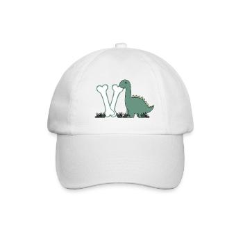 Letter V - Baseball Cap - white/white - Front