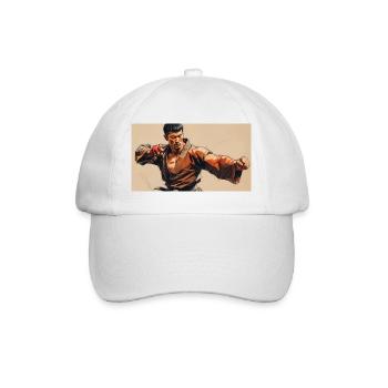 Art Martial Artist Asian Style - Baseball Cap - white/white - Front