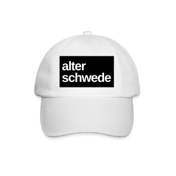 Alter Schwede Fun Design - Baseballkappe - Weiß/Weiß - Vorne