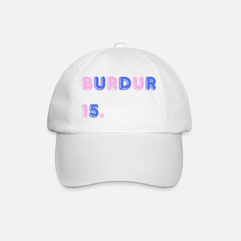 Burdur - Baseballkappe - Weiß/Weiß