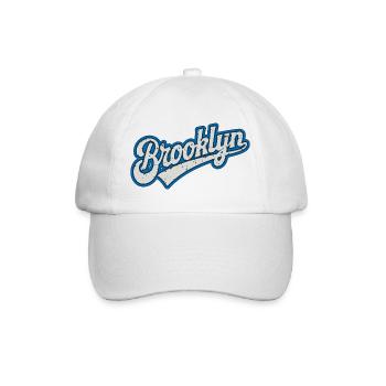 Brooklyn Urban Graphics in Blue Tone - Baseball Cap - white/white - Front