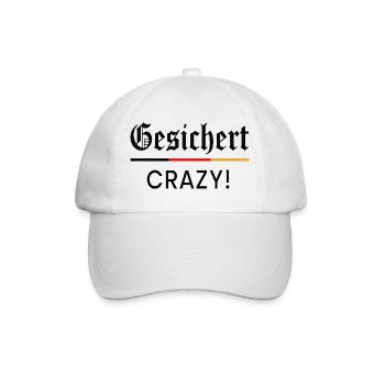 Gesichter Crazy  - Baseballkappe - Weiß/Weiß - Vorne