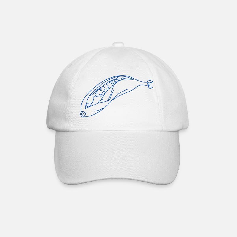 Chocolate Banana - Baseball Cap - white/white
