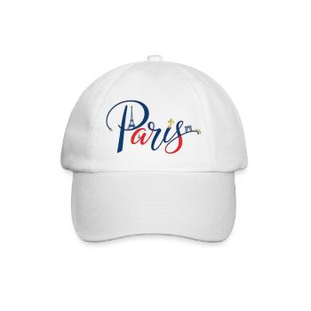 Le souvenir authentique de Paris - Casquette classique - blanc/blanc - Devant