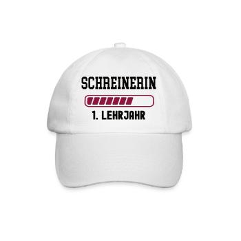 Apprenticeship Carpenter 1st year Carpenter Apprenticeship - Baseball Cap - white/white - Front