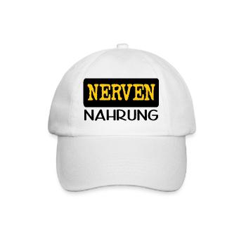 NERVENNAHRUNG - Baseballkappe - Weiß/Weiß - Vorne