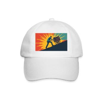 Going the extra Mile - Baseball Cap - white/white - Front