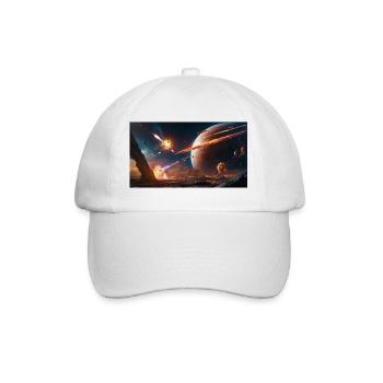 Bataille dans la mer d’étoiles Effondrement planétaire - Casquette classique - blanc/blanc - Devant