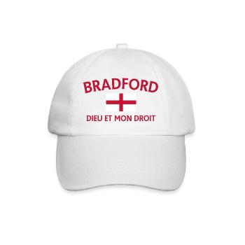 Bradford Angleterre Drapeau DDM Design - Casquette classique - blanc/blanc - Devant