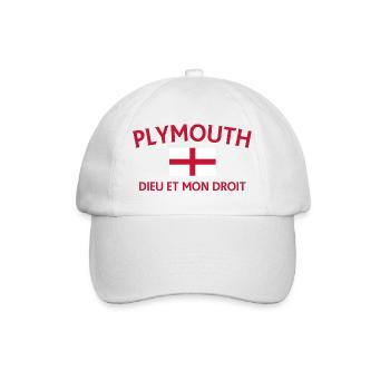 Devise du drapeau de Plymouth - Casquette classique - blanc/blanc - Devant