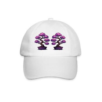 Bonsaï Sakura Double - Casquette classique - blanc/blanc - Devant