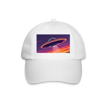 Ufo Fresh - Baseball Cap - white/white - Front