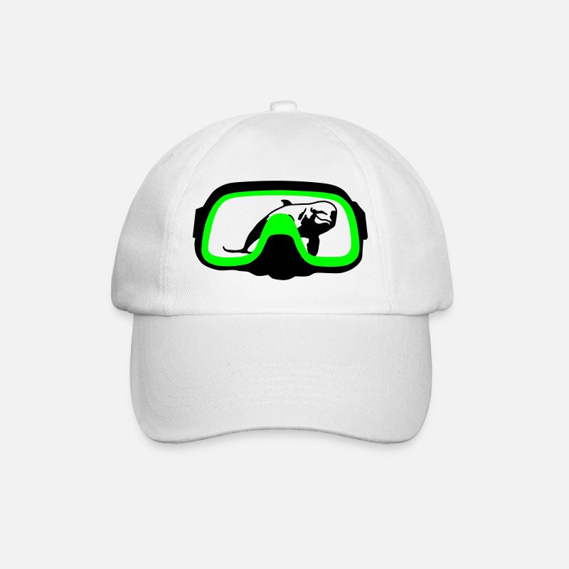 Diving goggles - Baseball Cap - white/white
