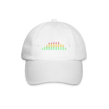 Impulsion d’égaliseur arc-en-ciel - Casquette classique - blanc/blanc - Devant