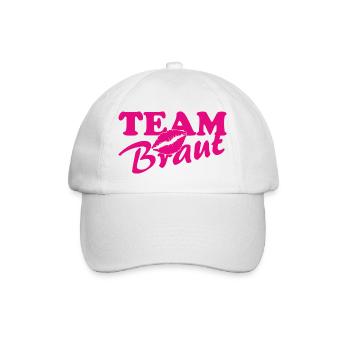 Team Brant Lip Kiss Neon Pink - Baseball Cap - white/white - Front