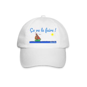 Ca va le faire - Casquette classique - blanc/blanc - Devant