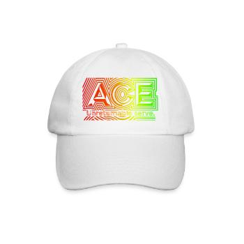 Conception d’ACE de tennis pour les fans de services parfaits - Casquette classique - blanc/blanc - Devant