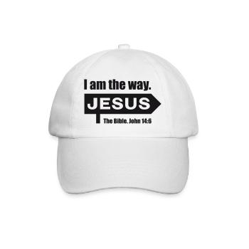 Jesus_I-am-the-way - Casquette classique - blanc/blanc - Devant