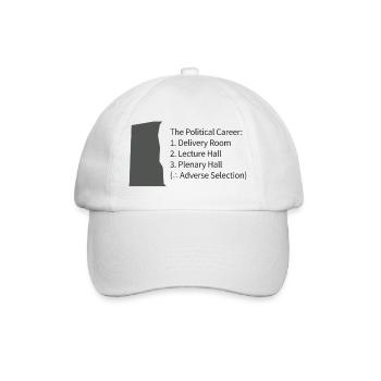Carrière politique : présentation à la plénière - Casquette classique - blanc/blanc - Devant
