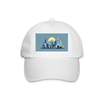 Illustration de la silhouette de Sun City - Casquette classique - blanc/blanc - Devant