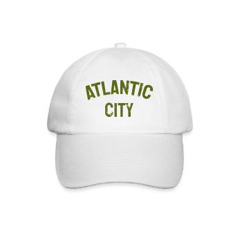 Atlantic City - Est. 1854 - New Jersey - USA - Baseball Cap - white/white - Front