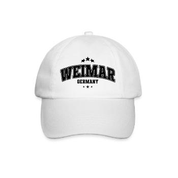 Weimar Varsity Lettering Souvenier - Baseball Cap - white/white - Front