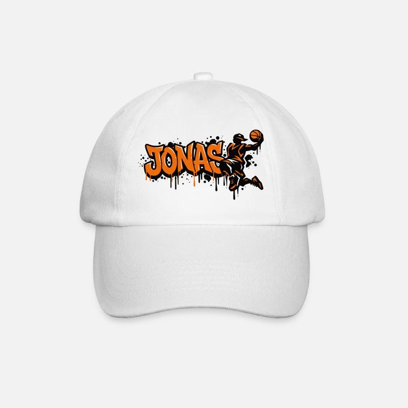 JONAS Graffiti Basketball - Baseball Cap - white/white