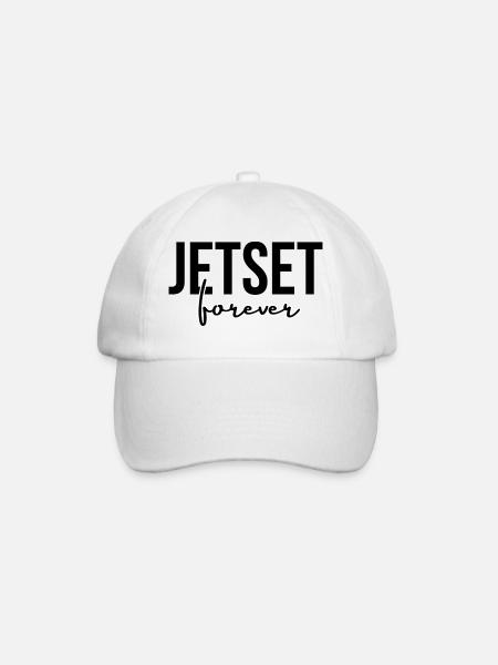JETSET FOREVER - Baseball Cap - white/white