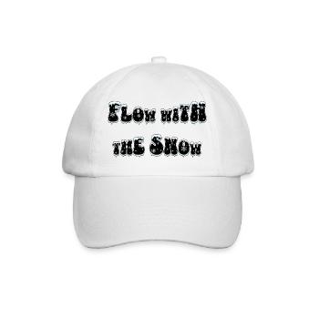 Flux avec la neige - Casquette classique - blanc/blanc - Devant