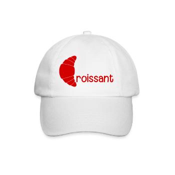 Croissant - Baseball Cap - white/white - Front