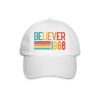 Croyez Rainbow Rétro 1986 - Casquette classique - blanc/blanc - Devant