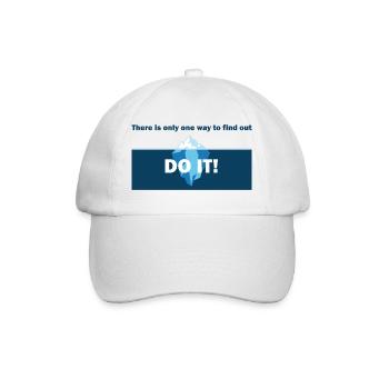 Do It! Eisberg Motivation - Baseball Cap - white/white - Front