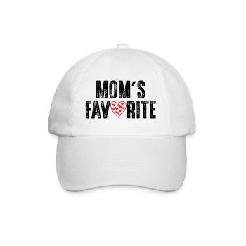 Le préféré de maman - Casquette classique - blanc/blanc - Devant