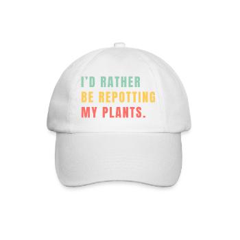 Jardinage floral - Casquette classique - blanc/blanc - Devant