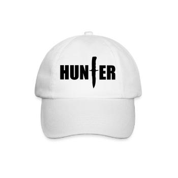 Jagd – Jäger - Baseballkappe - Weiß/Weiß - Vorne