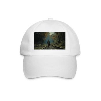 Epic Moment Near the Rails - Baseball Cap - white/white - Front