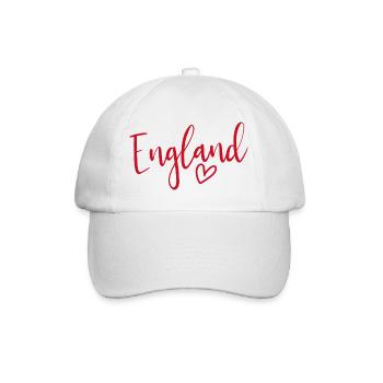England Heart Women's Love England - Baseball Cap - white/white - Front