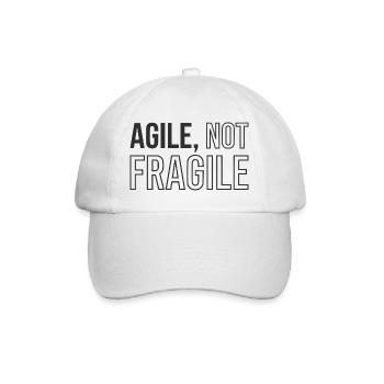 Développement Agile, Tasse Scrum Agile Coach - Casquette classique - blanc/blanc - Devant