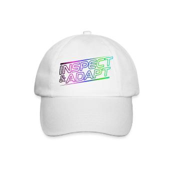 Inspecter & Adapter, Agile Coach Scrum Mug - Casquette classique - blanc/blanc - Devant