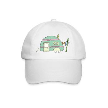 Pastel Camper Dream - Baseball Cap - white/white - Front