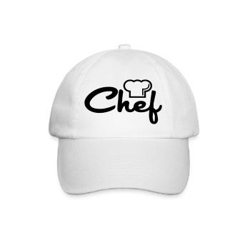 Chef de cuisine - Baseball Cap - white/white - Front