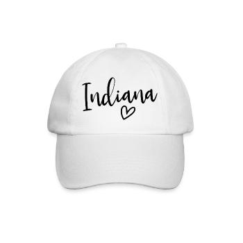Indiana Heart Women’s Love Indiana - Casquette classique - blanc/blanc - Devant