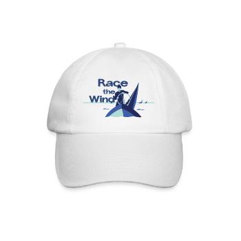 Course contre le vent – Diction du capitaine de régate de voile - Casquette classique - blanc/blanc - Devant