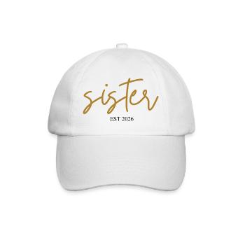 Sister Est 2026 - Baseball Cap - white/white - Front