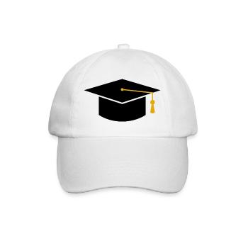 Casquette de remise des diplômes - Casquette classique - blanc/blanc - Devant